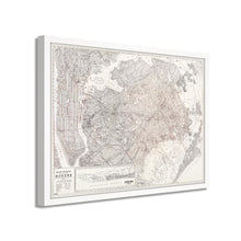 Cargar imagen en el visor de la galería, Digitally Restored and Enhanced 1922 Queens New York Map - Framed Vintage New York City Wall Art - Old Queens Map Poster - Historic Queens Wall Art - Restored New York City Poster