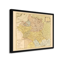 Load image into Gallery viewer, Digitally Restored and Enhanced 1770 Poland Map Poster - Framed Vintage Poland Wall Art - Old Map of Lithuania - History Map of the Kingdom of Poland and the Grand Dutchy of Lithuania
