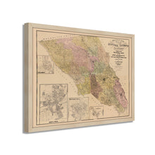 Cargar imagen en el visor de la galería, Digitally Restored and Enhanced 1900 Sonoma County Map - Framed Vintage Sonoma California Wall Map - History Map of Sonoma County CA