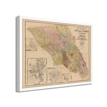 Cargar imagen en el visor de la galería, Digitally Restored and Enhanced 1900 Sonoma County Map - Framed Vintage Sonoma California Wall Map - History Map of Sonoma County CA