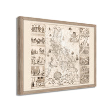 Cargar imagen en el visor de la galería, Digitally Restored and Enhanced 1734 Philippines Map Poster - Framed Vintage Philippines Wall Art - Old Philippines Map Art - Restored Historic Map of Philippines Poster Print