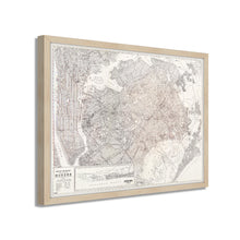 Cargar imagen en el visor de la galería, Digitally Restored and Enhanced 1922 Queens New York Map - Framed Vintage New York City Wall Art - Old Queens Map Poster - Historic Queens Wall Art - Restored New York City Poster