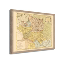 Load image into Gallery viewer, Digitally Restored and Enhanced 1770 Poland Map Poster - Framed Vintage Poland Wall Art - Old Map of Lithuania - History Map of the Kingdom of Poland and the Grand Dutchy of Lithuania