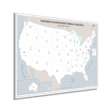 Load image into Gallery viewer, Digitally Restored and Enhanced 2020 United States Electoral College Votes by State Map Poster - Presidential Election Electoral College Poster - US President Electoral Map Poster