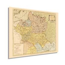 Cargar imagen en el visor de la galería, Digitally Restored and Enhanced 1770 Poland and Lithuania Map Poster - Vintage Map of Kingdom of Poland and The Grand Dutchy of Lithuania - Old Historic Polish Lithuanian Commonwealth Wall Art