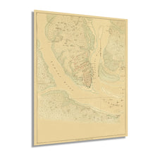 Load image into Gallery viewer, Digitally Restored and Enhanced 1780 Map of the Investiture of Charleston South Carolina by the English Army - Vintage Map Wall Art - Charleston History Map Showing The Position of Each Corps