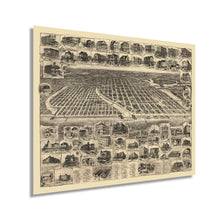 Load image into Gallery viewer, Digitally Restored and Enhanced 1897 Asbury Park Ocean Grove New Jersey Map - Asbury Park Wall Art - Old Asbury Park New Jersey Vintage Map Poster