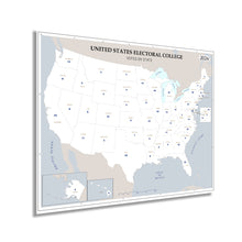 Load image into Gallery viewer, Digitally Restored and Enhanced 2024 Updated United States Electoral College Votes by State Map Poster - Presidential Election Electoral College Poster - US President Electoral Map Poster