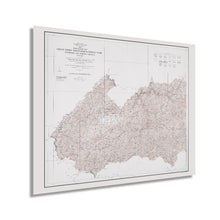 Cargar imagen en el visor de la galería, Digitally Restored and Enhanced 1978 Great Smoky Mountains Map - Western Topographic Map of Great Smoky Mountains National Park Tennessee & North Carolina