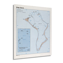 Load image into Gallery viewer, Digitally Restored and Enhanced 1980 Diego Garcia Map - Diego Garcia Wall Art - Restored Diego Garcia Poster - Diego Garcia Island British Indian Ocean Territory Map Print