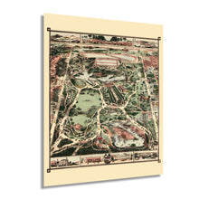 Load image into Gallery viewer, Digitally Restored and Enhanced 1860 Central Park New York Map - Old Central Park Map of New York Poster - History Map of Central Park NYC Wall Art