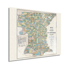 Load image into Gallery viewer, Digitally Restored and Enhanced 1895 East Baton Rouge Louisiana Map Poster - Vintage Map of The Parish of East Baton Rouge LA - Old East Baton Rouge Map Wall Art - Historic Map of Baton Rouge