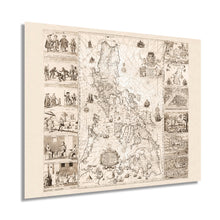 Load image into Gallery viewer, Digitally Restored and Enhanced 1734 Map of the Philippines - Philippines Wall Art - Filipino Art Wall Decor - Philippines Poster - Carta Hydrographica y Chorographica de las Islas Filipinas