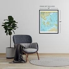 Load image into Gallery viewer, Digitally Restored and Enhanced 2021 Southeast Asia Map - South East Asia Map - SE Asia Map Print - Map of Southeast Asia Poster