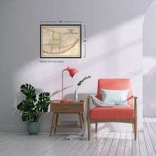 Load image into Gallery viewer, Digitally Restored and Enhanced 1841 Cincinnati Ohio Map - Vintage Map of Cincinnati Ohio - Old Cincinnati Wall Art - Historic Cincinnati Ohio Map Poster - Restored Topographical Map of Cincinnati Ohio