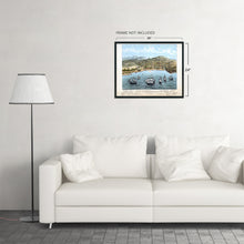 Load image into Gallery viewer, Digitally Restored and Enhanced 1884 San Francisco Map Art - View of Vintage San Francisco, formerly Yerba Buena in 1846-1847 - Vintage Map Wall Art - Bay Area Map Art - SF Poster - SF Map