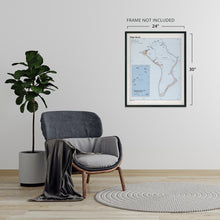 Load image into Gallery viewer, Digitally Restored and Enhanced 1980 Diego Garcia Map - Diego Garcia Wall Art - Restored Diego Garcia Poster - Diego Garcia Island British Indian Ocean Territory Map Print