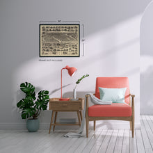 Load image into Gallery viewer, Digitally Restored and Enhanced 1897 Asbury Park Ocean Grove New Jersey Map - Asbury Park Wall Art - Old Asbury Park New Jersey Vintage Map Poster