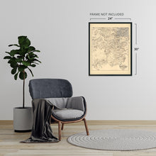 Load image into Gallery viewer, Digitally Restored and Enhanced 1907 Map of Boston Massachusetts - Boston City Wall Art - Old Boston Metropolitan Area Map of Massachusetts Poster