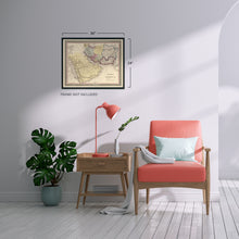 Load image into Gallery viewer, Digitally Restored and Enhanced 1852 Persia and Arabia Map - Map of Middle East - History Map of Persia Arabia Wall Art - Old Middle East Map Poster
