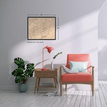 Load image into Gallery viewer, Digitally Restored and Enhanced 1879 Yamhill County Oregon Map - Old Yamhill County Oregon Wall Art - Yamhill County Map of Oregon Poster