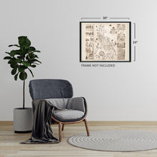 Load image into Gallery viewer, Digitally Restored and Enhanced 1734 Map of the Philippines - Philippines Wall Art - Filipino Art Wall Decor - Philippines Poster - Carta Hydrographica y Chorographica de las Islas Filipinas