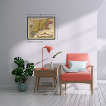 Cargar imagen en el visor de la galería, Digitally Restored and Enhanced 1690 Eastern United States Map Poster - Vintage Wall Map of New England Poster - New Netherland Map History - Old New Amsterdam New York City Map Wall Art