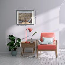 Load image into Gallery viewer, Digitally Restored and Enhanced 1871 Frankfort Kentucky Map Poster - Vintage Frankfort Kentucky Wall Art - Old Frankfort Kentucky Map - Bird's Eye View of Frankfort KY Looking South East