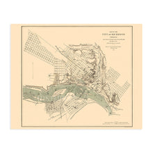 Load image into Gallery viewer, Digitally Restored and Enhanced 1864 Richmond Virginia Map - Vintage Richmond Map Wall Art - Historic Map of Richmond VA Poster - Old Richmond Map - City of Richmond VA Map Print