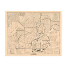 Load image into Gallery viewer, Digitally Restored and Enhanced 1879 Yamhill County Oregon Map - Old Yamhill County Oregon Wall Art - Yamhill County Map of Oregon Poster