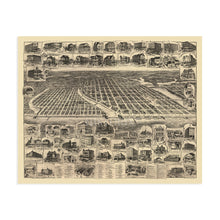Load image into Gallery viewer, Digitally Restored and Enhanced 1897 Asbury Park Ocean Grove New Jersey Map - Asbury Park Wall Art - Old Asbury Park New Jersey Vintage Map Poster