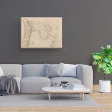 Load image into Gallery viewer, Digitally Restored and Enhanced 1859 Oregon and Washington Map Canvas Art - Canvas Wrap Vintage Oregon Poster - Old State of Oregon Wall Art - Historic Map of Oregon State & Washington Territory