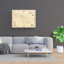 Cargar imagen en el visor de la galería, Digitally Restored and Enhanced 1850 Washington DC Map Art - Canvas Wrap Vintage Washington DC Map - Old Wall Map of Washington DC - Restored City Of Washington DC Map Print Wall Art Poster