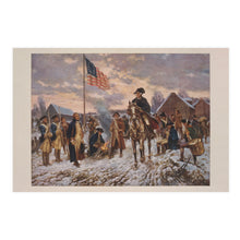 Load image into Gallery viewer, Digitally Restored and Enhanced1911 George Washington at Valley Forge Print Photo - Restored President George Washington Valley Forge Poster Wall Art