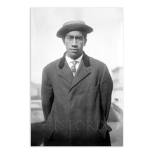 Load image into Gallery viewer, Digitally Restored and Enhanced 1900 Duke Kahanamoku Portrait Photo - Vintage Hawaiian Surfer & Olympic Swimmer Duke Kahanamoku Poster Wall Art