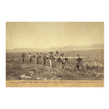 Load image into Gallery viewer, Digitally Restored and Enhanced 1883 United States Geological Survey Members Photo Print - US Geological Survey Members Near Fort Wingate New Mexico Poster