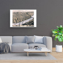 Load image into Gallery viewer, Digitally Restored and Enhanced 1869 Kansas City Map Canvas Art - Canvas Wrap Vintage Kansas City MO Map Poster - History Map of Kansas City Missouri