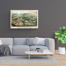 Load image into Gallery viewer, Digitally Restored and Enhanced 1904 Yellowstone National Park Map Canvas Art - Canvas Wrap Vintage Yellowstone Map - History Map of Yellowstone - Old Yellowstone National Park Wall Art Poster