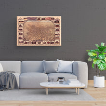 Load image into Gallery viewer, Digitally Restored and Enhanced 1901 San Jose California Map Canvas - Canvas Wrap Vintage San Jose Wall Art - Old San Jose Poster - History Map of San Jose CA - Bird's Eye View of San Jose CA Map