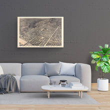 Load image into Gallery viewer, Digitally Restored and Enhanced 1887 Austin Texas Map Canvas Art - Canvas Wrap Vintage Austin TX Map Print - Old City of Austin Texas Wall Art - Bird's Eye View History Map of Austin Texas Poster