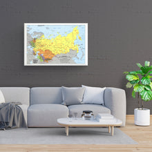 Cargar imagen en el visor de la galería, Digitally Restored and Enhanced 1983 Soviet Union Map Canvas - Canvas Wrap Vintage Map of USSR - Soviet Union History Map - Old Soviet Union Poster