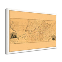 Cargar imagen en el visor de la galería, Digitally Restored and Enhanced 1818 Kentucky State Map - Framed Vintage Map of Kentucky Poster - Historic Kentucky Map - Restored State Map of Kentucky Wall Art from Actual Survey