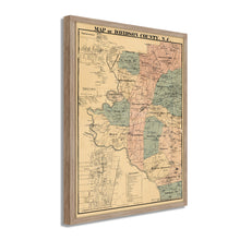 Load image into Gallery viewer, Digitally Restored and Enhanced 1890 Davidson County North Carolina Map Print - Framed Vintage Map of Davidson County North Carolina Wall Art - Old Davidson NC Map Poster