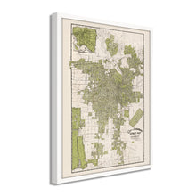 Load image into Gallery viewer, Digitally Restored and Enhanced 1909 Map of Los Angeles California - Framed Vintage Los Angeles Wall Art - Old Los Angeles Street Map - CIty & Suburban Street Map of Los Angeles CA