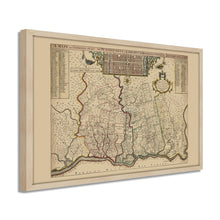 Cargar imagen en el visor de la galería, Digitally Restored and Enhanced 1687 Map of Pennsylvania Poster - Framed Vintage Pennsylvania Map - Old Pennsylvania Wall Art - Restored Pennsylvania Map of Philadelphia Region