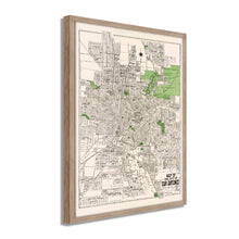 Load image into Gallery viewer, Digitally Restored and Enhanced 1924 Bexar County Map Print - Framed Vintage San Antonio Map Poster - Restored San Antonio Wall Art - Historic Bexar County Map of San Antonio TX