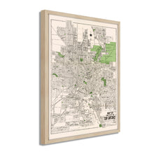 Load image into Gallery viewer, Digitally Restored and Enhanced 1924 Bexar County Map Print - Framed Vintage San Antonio Map Poster - Restored San Antonio Wall Art - Historic Bexar County Map of San Antonio TX