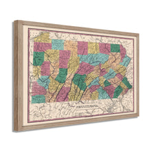 Load image into Gallery viewer, Digitally Restored and Enhanced 1829 Pennsylvania State Map - Framed Vintage Pennsylvania Map Poster - Pennsylvania Wall Art - Historic PA Map Poster - Restored Pennsylvania Map Print