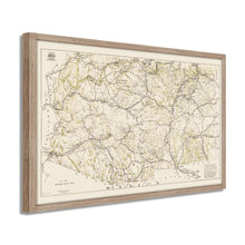 Load image into Gallery viewer, Digitally Restored and Enhanced 1919 Arizona New Mexico Map - Framed Vintage Arizona Wall Art - History Map of New Mexico and Arizona