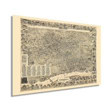 Load image into Gallery viewer, Digitally Restored and Enhanced 1898 Elizabeth New Jersey Map - Old Map of Elizabeth NJ Map Poster - Elizabeth City Map of New Jersey Wall Art History